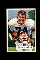 1951 Bowman #110 Tony Adamle EX-MT to NRMT+