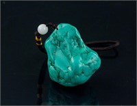 Chinese Turquoise Toggle Natural Form