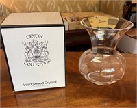 Devon Collection Wedgwood Crystal Vase