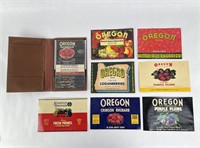 Oregon Salesman Sample Fruit Can Labels