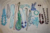 17 Pieces of Various Costume Jewelry-12 Pieces