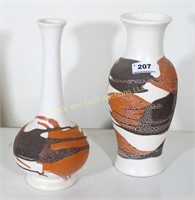 Pr: Royal Haeger Earth Wrap vases