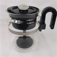 8 cup Medelco stove top glass percolator