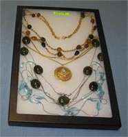 Group of quality costume jewelry necklaces