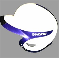 Worth Softball Batting Helmet - Purple & White Wor