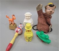 1960's-70's Vintage Plastic Toys: Pinocchio Puppet