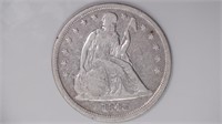 1843 Seated Liberty Silver Dollar