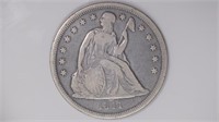 1841 Seated Liberty Silver Dollar