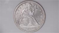 1840 Seated Liberty Silver Dollar