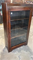 Oak Single Door Bookcase