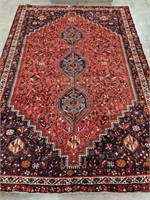 Shiraz Hand Woven Rug 6.5 x 9.3 ft