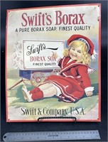 Vintage Swifts Borax Advertising Sign