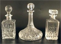 Crystal & Clear Glass Decanters