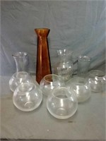 Decorative Various Sized Vases Measure from 5.5"-
