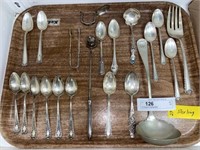 (22) Sterling Silver Utensils