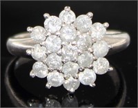 Platinum Brilliant .95 ct Natural Diamond Ring