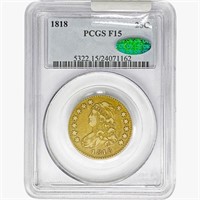 1818 Capped Bust Quarter PCGS F15