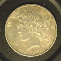 US Coins 1923 Peace Silver Dollar, circulated