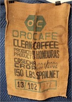 BURLAP COFFEE SACK 39 / 28