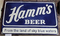 HAMM'S BEER PORCELAIN SIGN
