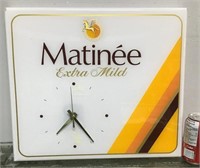 Matinee quartz clock 12"x12" - works