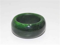 Chinese spinach jade archer's ring