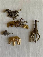 Safari Animal Brooches