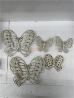 Burwood Plastic Butterfly Wall Decors