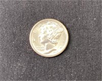 1945-S Silver Mercury Dime 10c BU