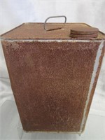 Large Old Rusty Can
