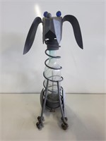 Solar Metal Dog Light 16in X 6in