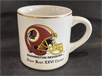 Washington Redskins Super Bowl 26 Champs Mug