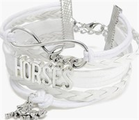 (New)Infinity Love Horses Bracelet-Handmade