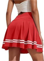 CORAL SZ M Pleated Tennis Skirt