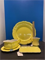 Yellow stoneware
