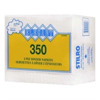 350-Pk Stilro Elegant 2-Ply Dinner Napkins