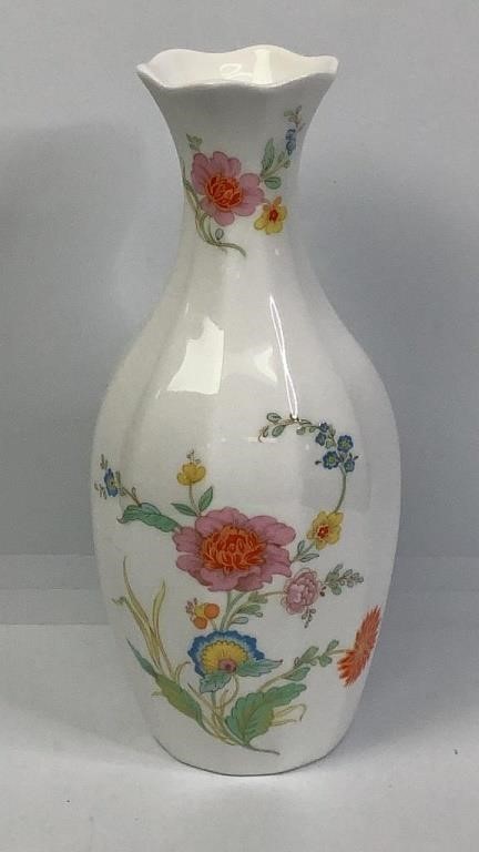 Vintage Hammersley Floral Bone China Vase