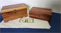 Cedar Dresser boxes, 1 is Lane