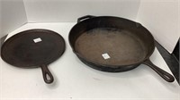 Iron Skillet 15 inch and Griddle no name