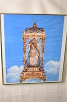 RELIGIOUS ICONIC PRINT - 23 1/2"H X 22"W