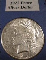 1923*S- US Silver Peace Dollar