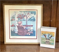 Mary Engelbreit Numbered & Framed Art Lot with