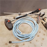 Garden Hose, Brush Etc