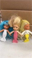 Sea wees mermaid 4” doll toy