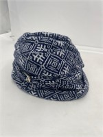 Women's Navy and white hat