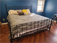 King Sealy Posturepedic Bed - Wrought Iron