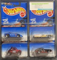 1997 Hotwheels Dealers Choice Series 1 Cars 1-4