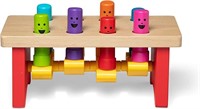 (N) Melissa & Doug Deluxe Pounding Bench Wooden To
