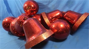 Large Christmas Bells & Balls