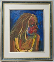 Ingrid Seyffer, oil on canvas, 20 x 16"